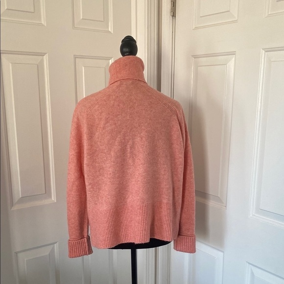 J. Crew NWT Pastel Pink Wool Blend Turtleneck Sweater - Picture 11 of 11